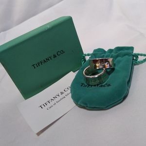 1837 tiffany sterling silver earrings